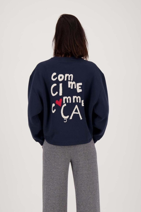 Zusss 0304 139 sweater met tekst